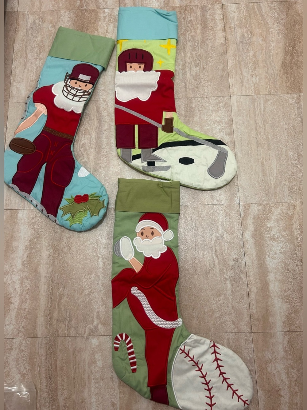 Christmas Stockings Embroidered